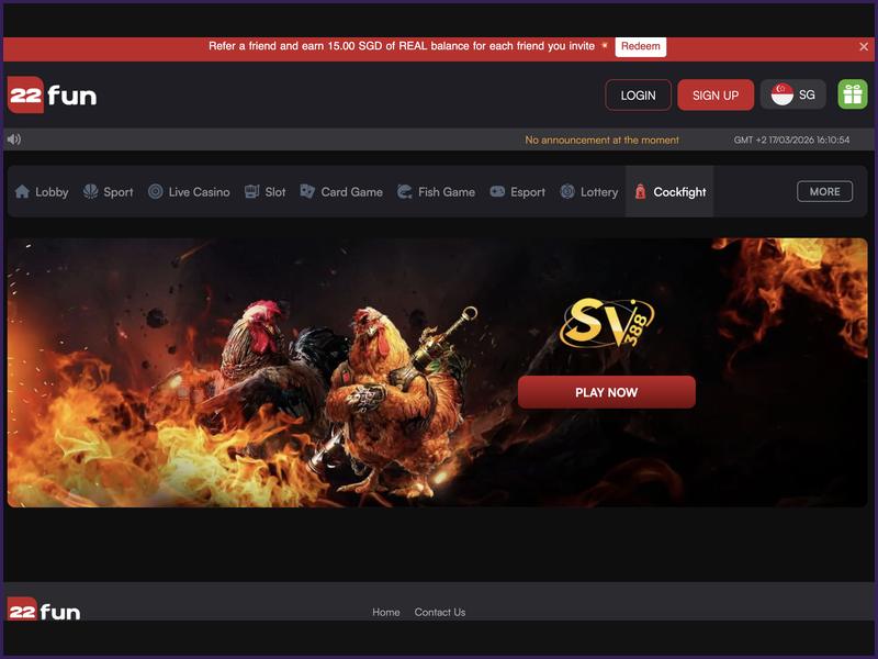 Figoal e o casino 22fun no smartphone e no tablet