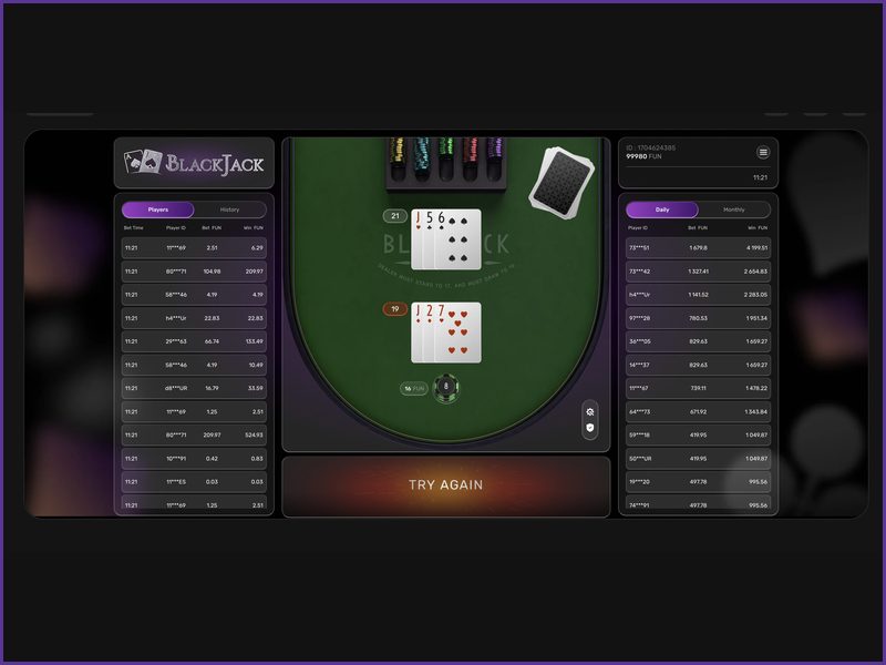 Explicações didáticas e regras do jogo BlackJack