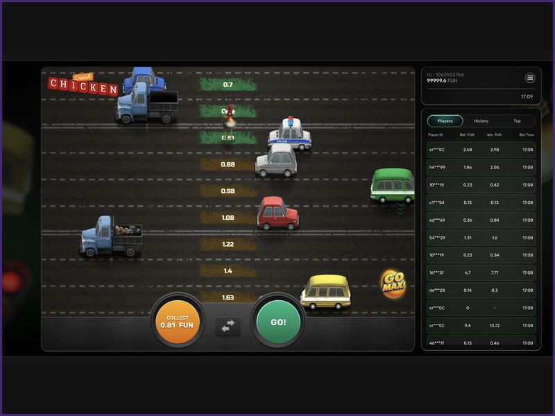 A player's complete journey from placing a bet to withdrawing funds in Chicken Crash