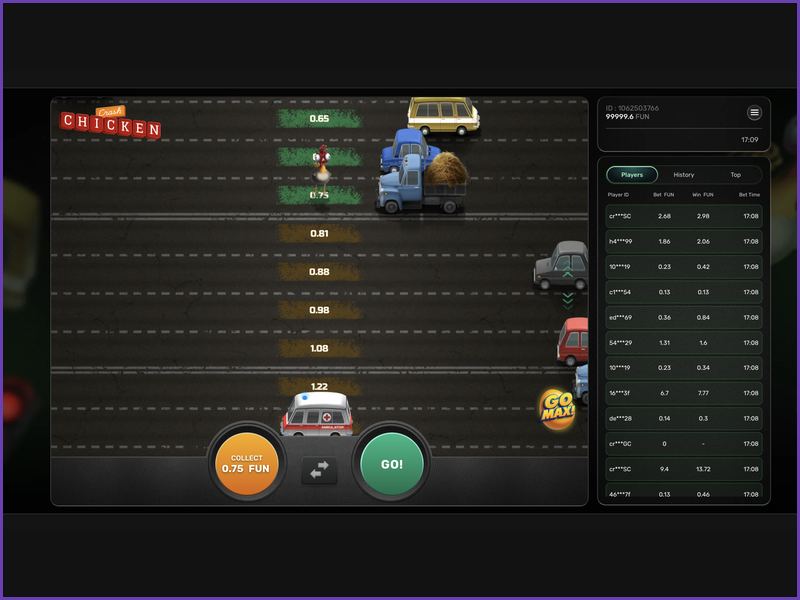 The Impact of an Unstable Connection on the Game Chicken Crash
