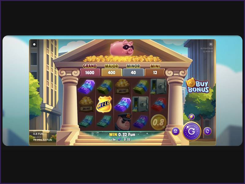 Porcentaje de retorno y rentabilidad del juego Gangsta Piggy