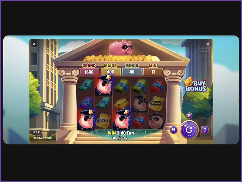 Explicaciones y reglas del juego dentro de la tragaperras Gangsta Piggy