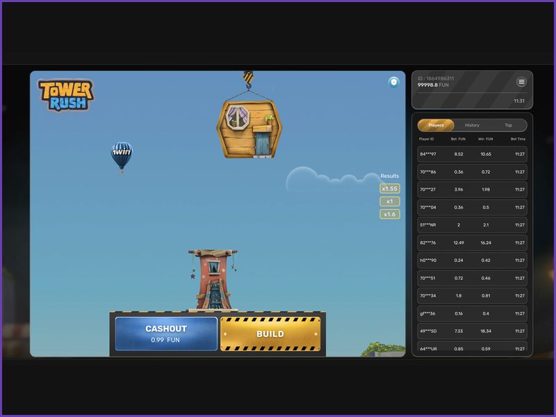 Gameplay Phases and the Construction Crane in Tower Rush