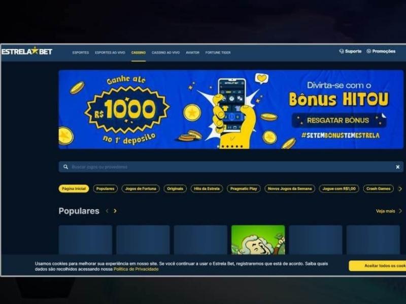 Bónus e promoções do EstrelaBet