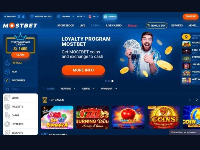 Informações do Casino Mostbet